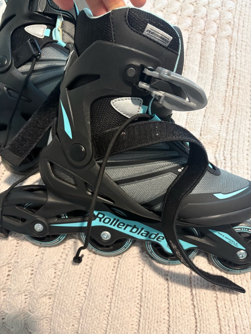 Rollerblade Women's Black and Teal Inline Skates